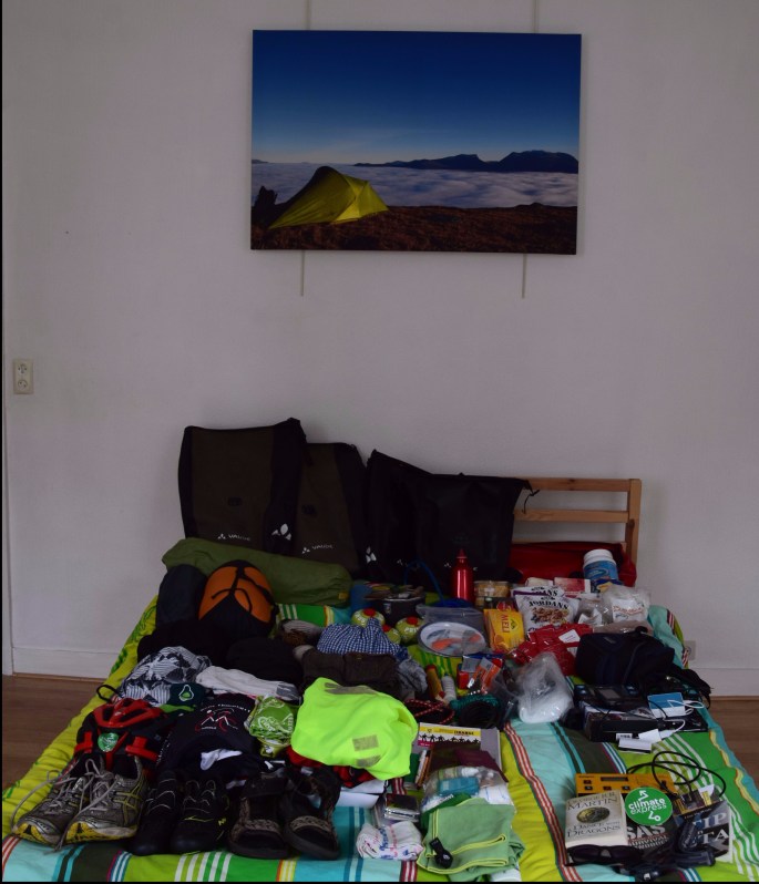 ik ga op reis en ik neem mee